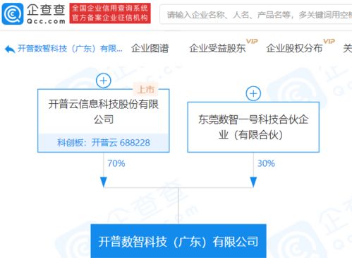 開普云持股70%成立科技新公司，加碼信息系統運行維護服務布局